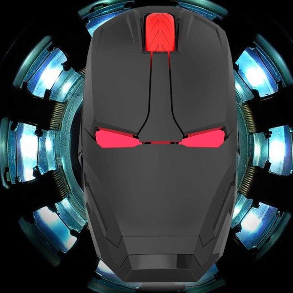 Taffware Mouse Wireless Optical Iron Man 2.4 Ghz - GFSK-M8 - Golden