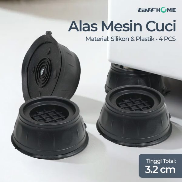 TaffHOME Alas Mesin Cuci Silikon Anti-Vibration Shock Pads - NY500