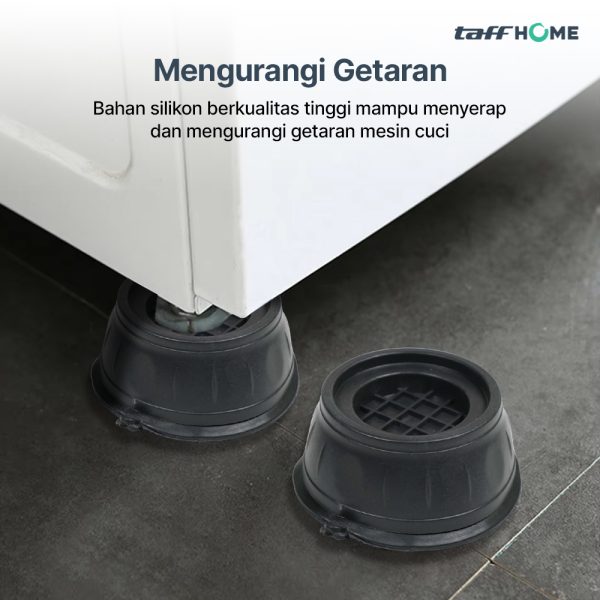 TaffHOME Alas Mesin Cuci Silikon Anti-Vibration Shock Pads - NY500