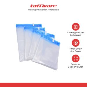 TaffPACK Kantong Plastik Vacuum Sealer Storage Bag 5 PCS - ZKD002