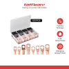 Taffware Skun Kabel Ring Copper Ring Terminal Wire Connector 120 PCS - SC6-25