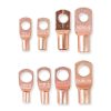 Taffware Skun Kabel Ring Copper Ring Terminal Wire Connector 120 PCS - SC6-25