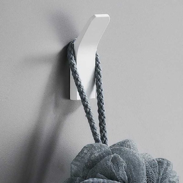 TaffHOME Gantungan Dinding Bathroom Wall Hook Hanger Space Aluminium - SH015