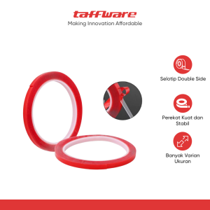 TaffPACK Selotip Double Tape Transparent Acrylic 3M - HL878