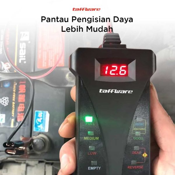 Taffware Tester Baterai Digital Voltmeter Analyzer 12V - CNBJ-805