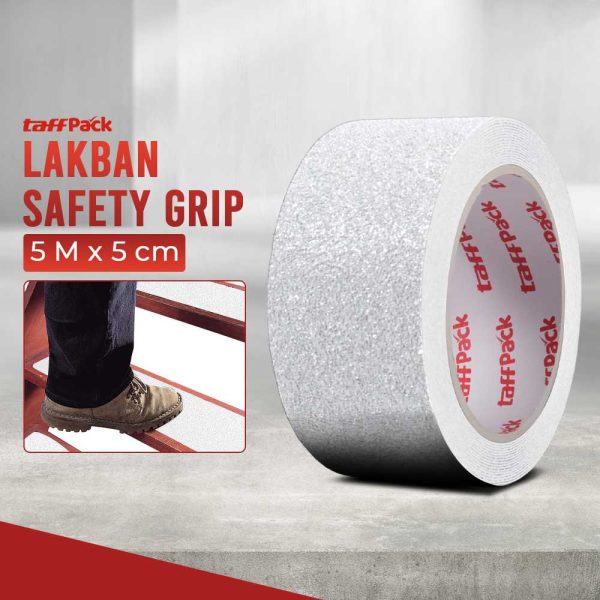 TaffPACK Lakban Tape Safety Grip Anti Slip Strong Traction Size 5 m x 5 cm