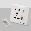 Taffware Stop Kontak Dinding UK 2 Port USB Type C Socket - DZ-BLCX-11