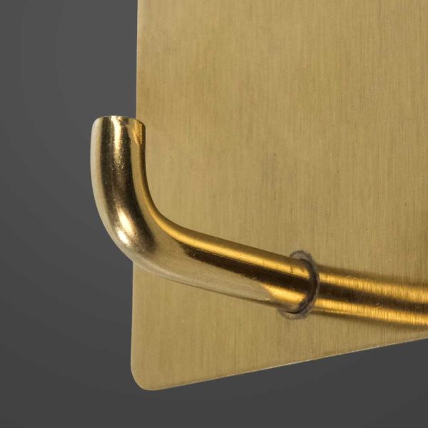 TaffHOME Gantungan Dinding Adhesive Wall Hook Stainless Steel - Z12