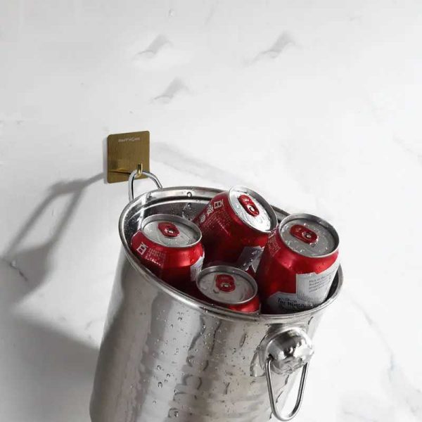 TaffHOME Gantungan Dinding Adhesive Wall Hook Stainless Steel - Z12