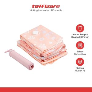 TaffPACK Kantong Vacuum Pakaian Plastic Storage with Hand Pump