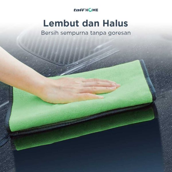 TaffHOME Kain Lap Handuk Microfiber 800gsm 45 x 38 cm
