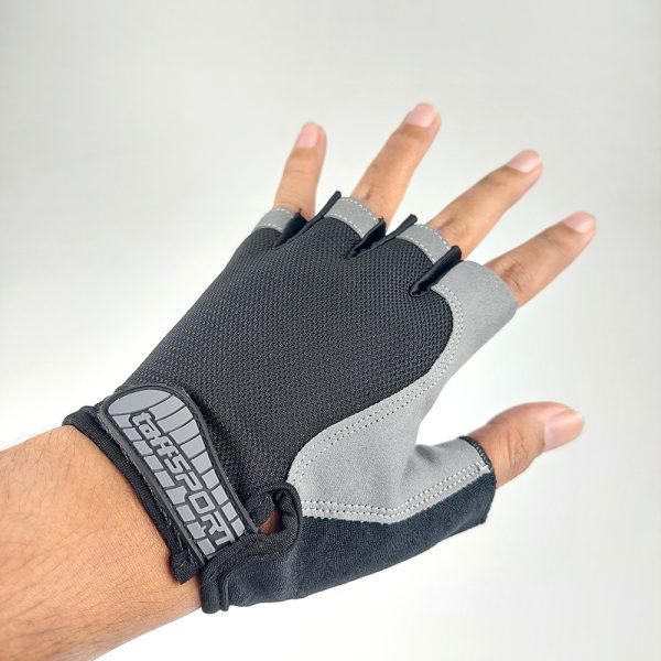 TaffSPORT Sarung Tangan Half Finger Sepeda Gym Size L