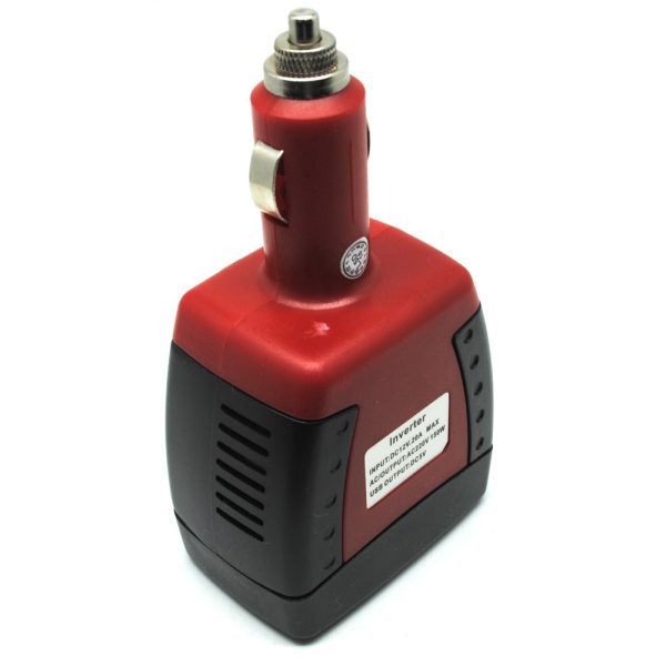 Taffware Power Car Inverter DC 12 V to AC 220-240V 5V USB 150W - T150W