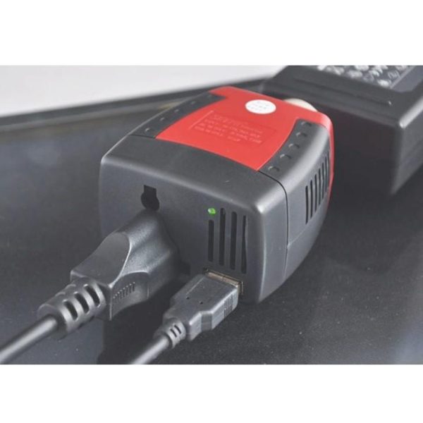 Taffware Power Car Inverter DC 12 V to AC 220-240V 5V USB 150W - T150W