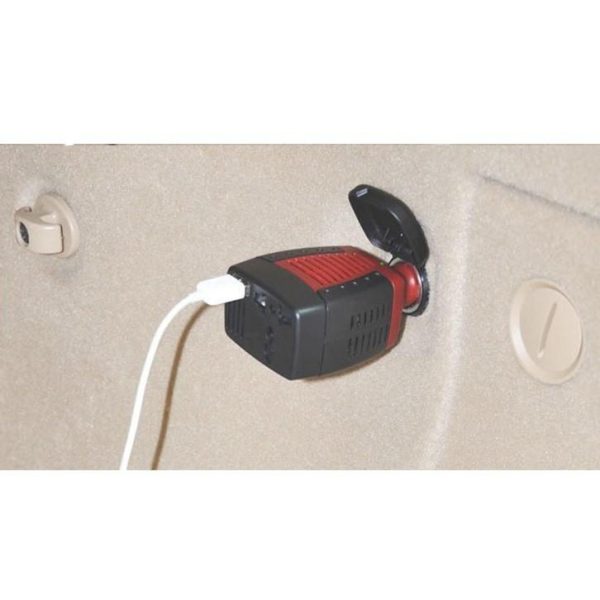 Taffware Power Car Inverter DC 12 V to AC 220-240V 5V USB 150W - T150W