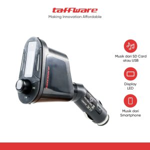 Taffware Car Kit MP3 Player FM Transmitter USB SD Card Slot - FM-618