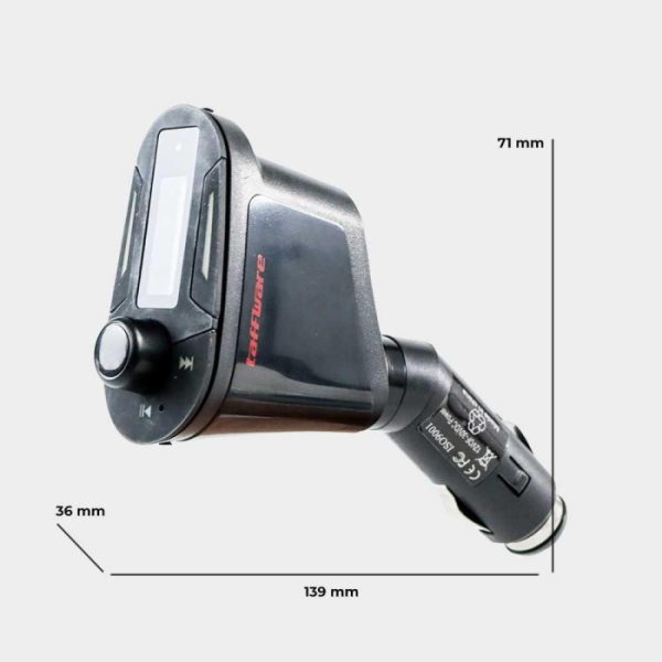 Taffware Car Kit MP3 Player FM Transmitter USB SD Card Slot - FM-618