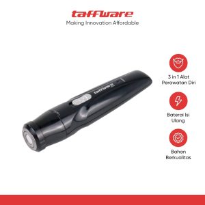 Taffware Alat Cukur Elektrik 3 in 1 Jenggot Rambut Bulu Hidung - AG818
