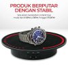TaffSTUDIO Alas Putar Fotografi Suede Rotating 360 Turntable 20cm - QM104712