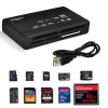 Taffware Card Reader 5in1 USB 2.0 USB Hub MicroSD MMC SD SDHC XD Card - SHTC-08