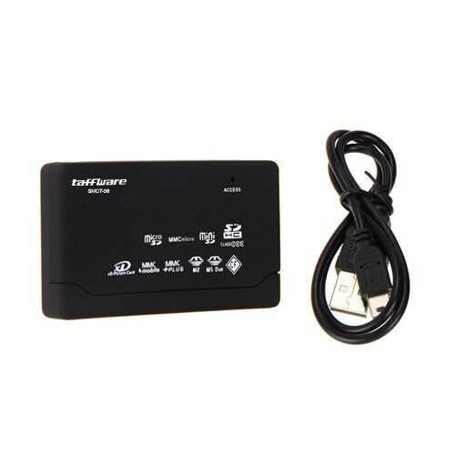 Taffware Card Reader 5in1 USB 2.0 USB Hub MicroSD MMC SD SDHC XD Card - SHTC-08