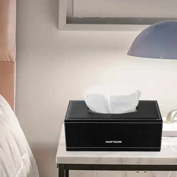 TaffHOME Kotak Tisu Premium Kulit Tissue Box - ZJ007