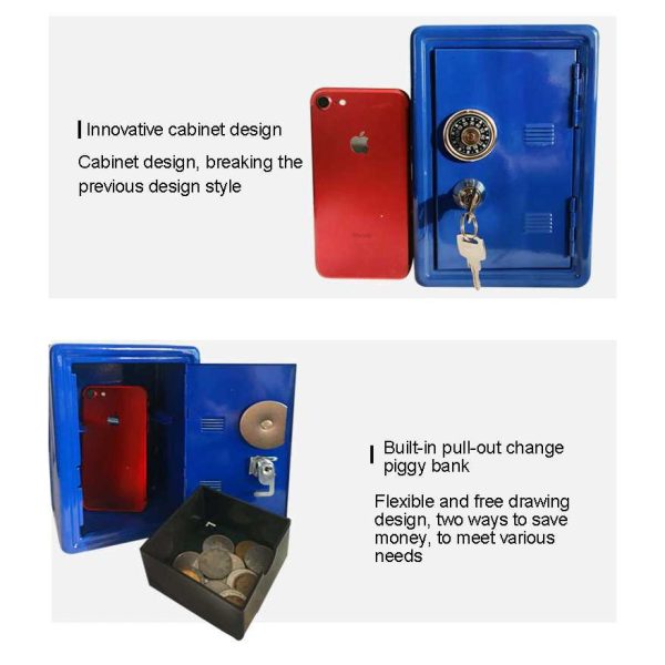 TaffGUARD Celengan Kotak Brankas Mini Home Safe Deposit Box - LE845