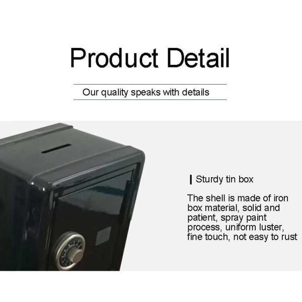 TaffGUARD Celengan Kotak Brankas Mini Home Safe Deposit Box - LE845