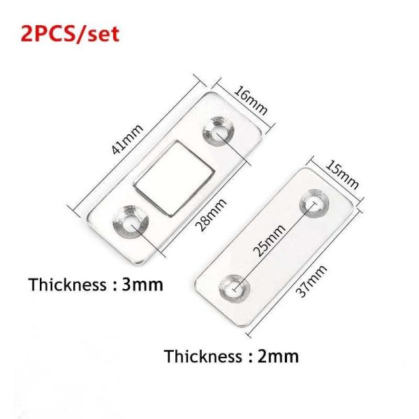 TaffHOME Penahan Pintu Magnetic Cabinet Door Stop Catches Closer - DS-08
