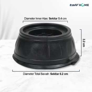 TaffHOME Alas Mesin Cuci Silikon Anti-Vibration Shock Pads - NY500