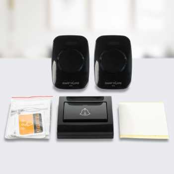 TaffHOME Bel Pintu Wireless Waterproof 1 Transmitter 2 Receiver - H10
