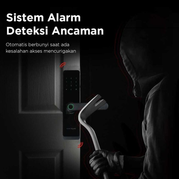 TaffHOME Smart Door Lock Password Fingerprint Card - H1-XG