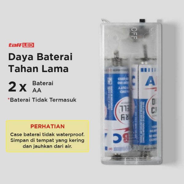 TaffLED Lampu Hias String Lights Cherry Ball Fairy Warm White 5M - LY20W