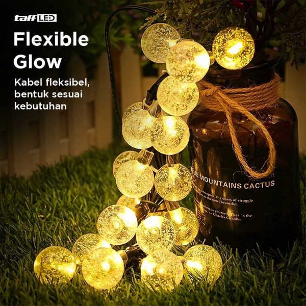 TaffLED Lampu Hias String Lights Cherry Ball Fairy Warm White 5M - LY20W