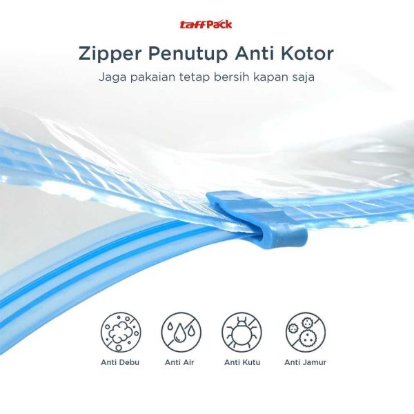 TaffPACK Kantong Plastik Vacuum Sealer Storage Bag 5 PCS - ZKD002