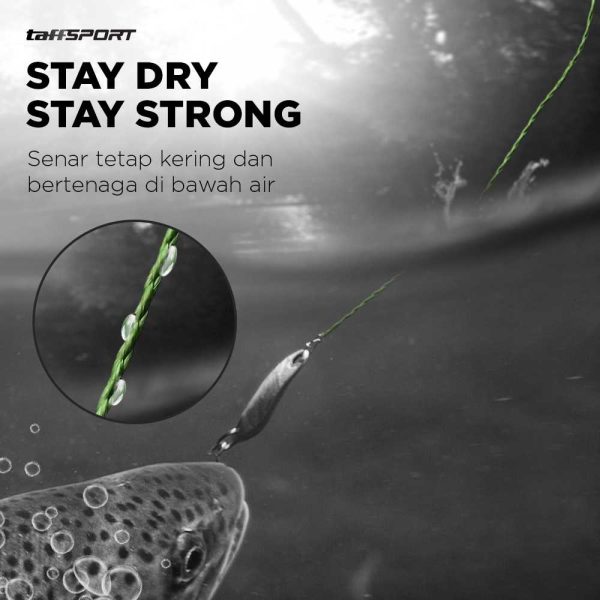TaffSPORT Senar Tali Pancing PE Braided Fishing Line 100M - X8