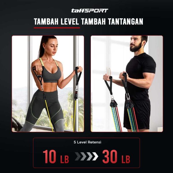 taffsport-set-tali-stretching-resistance-band-11-pcsset-yr2-11 (2) TaffSPORT Set Tali Stretching Resistance Band 11 PCS/set - YR2-11