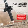TaffSPORT Tongkat Hiking Lipat Trekking Pole Aluminium Alloy 1.2 M - Z1802