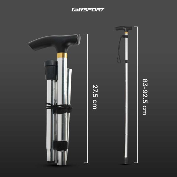 TaffSPORT Tongkat Hiking Trekking Pole Telescopic 4 Section Foldable - Z4