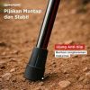 taffsport-tongkat-hiking-lipat-trekking-pole-aluminium-alloy-925cm-z4 (8) TaffSPORT Tongkat Hiking Trekking Pole Telescopic 4 Section Foldable - Z4
