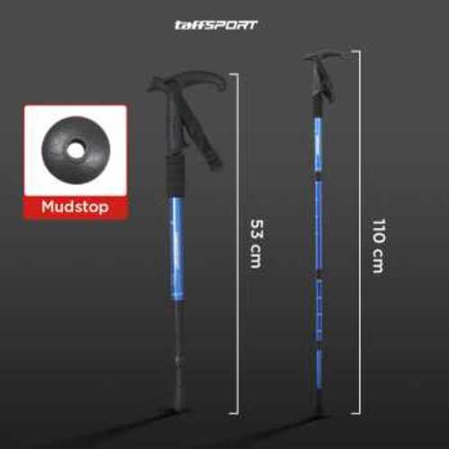 taffsport-tongkat-hiking-telescopic-trekking-pole-aluminium-110cm-x-100 (7) TaffSPORT Tongkat Hiking Trekking Pole Curved Telescopic 4 Section - X-100