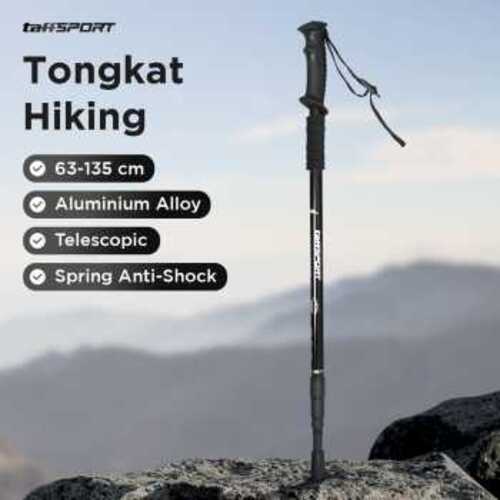 taffsport-tongkat-hiking-telescopic-trekking-pole-aluminum-alloy-135cm-x-11 (3) TaffSPORT Tongkat Hiking Trekking Pole Telescopic Suspension Aluminum - X-11
