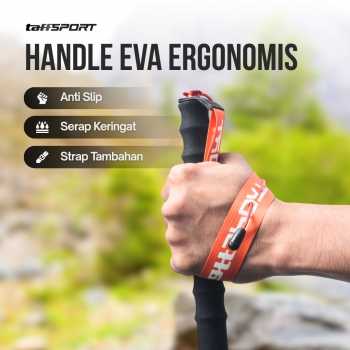 taffsport-tongkat-hiking-trekking-pole-telescopic-3-section-7075 (3) TaffSPORT Tongkat Hiking Lipat Trekking Pole Aluminium Alloy 7075 1.2M - 7075