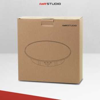 TaffSTUDIO Alas Putar Fotografi Suede Rotating 360 Turntable 20cm - QM104712