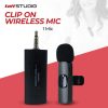 TaffSTUDIO Clip On Mic Wireless Vlogging Singing 3.5mm - K35 Pro