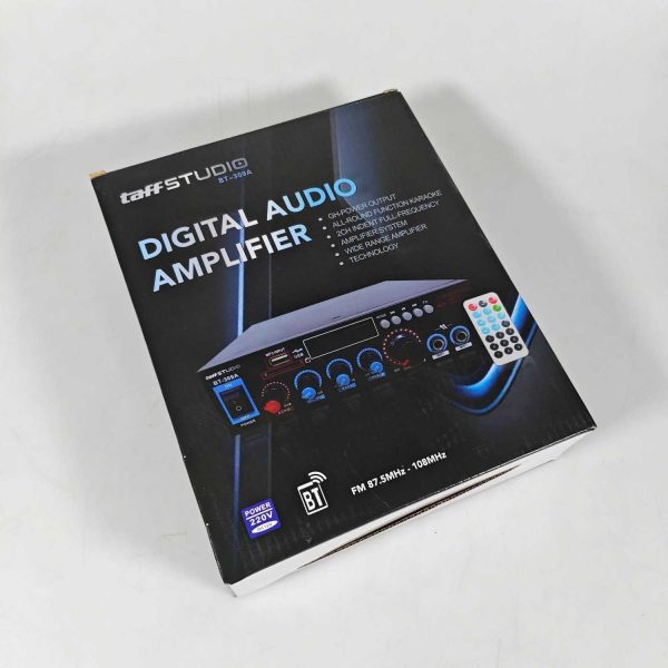 Taffware Audio Amplifier HiFi Bluetooth 5.0 Stereo 2 Channel 800W - BT-309A