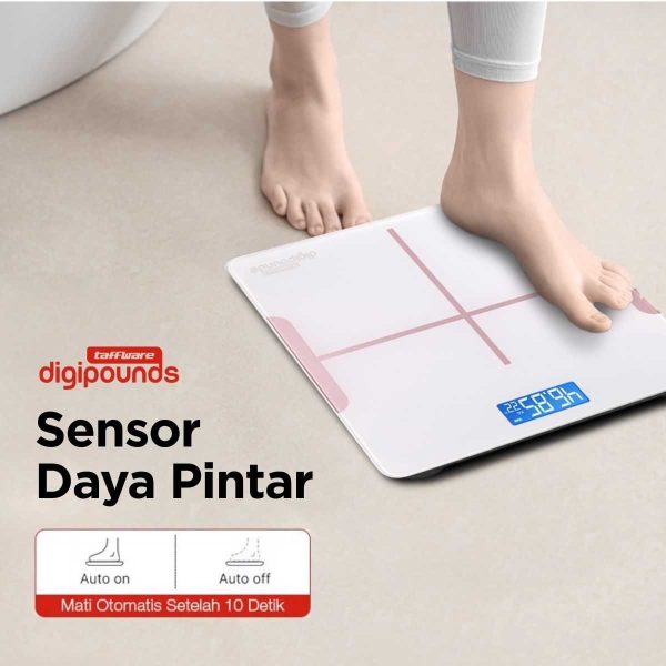 Taffware Digipounds Timbangan Badan Digital Scale 180kg - BS3720