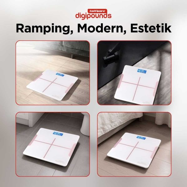 Taffware Digipounds Timbangan Badan Digital Scale 180kg - BS3720