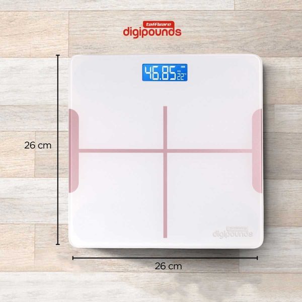 Taffware Digipounds Timbangan Badan Digital Scale 180kg - BS3720