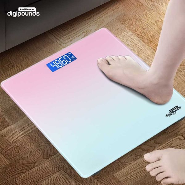 Taffware Digipounds Timbangan Badan Digital Scale Battery 180kg - AB18